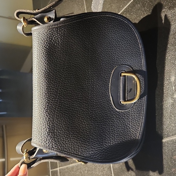 Dooney & Bourke Bags Vintage 9s Dooney Bourke Navy Large Horseshoe